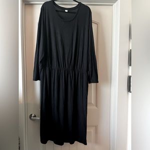 Old Navy Long sleeve midi dress with elastic waist 3X